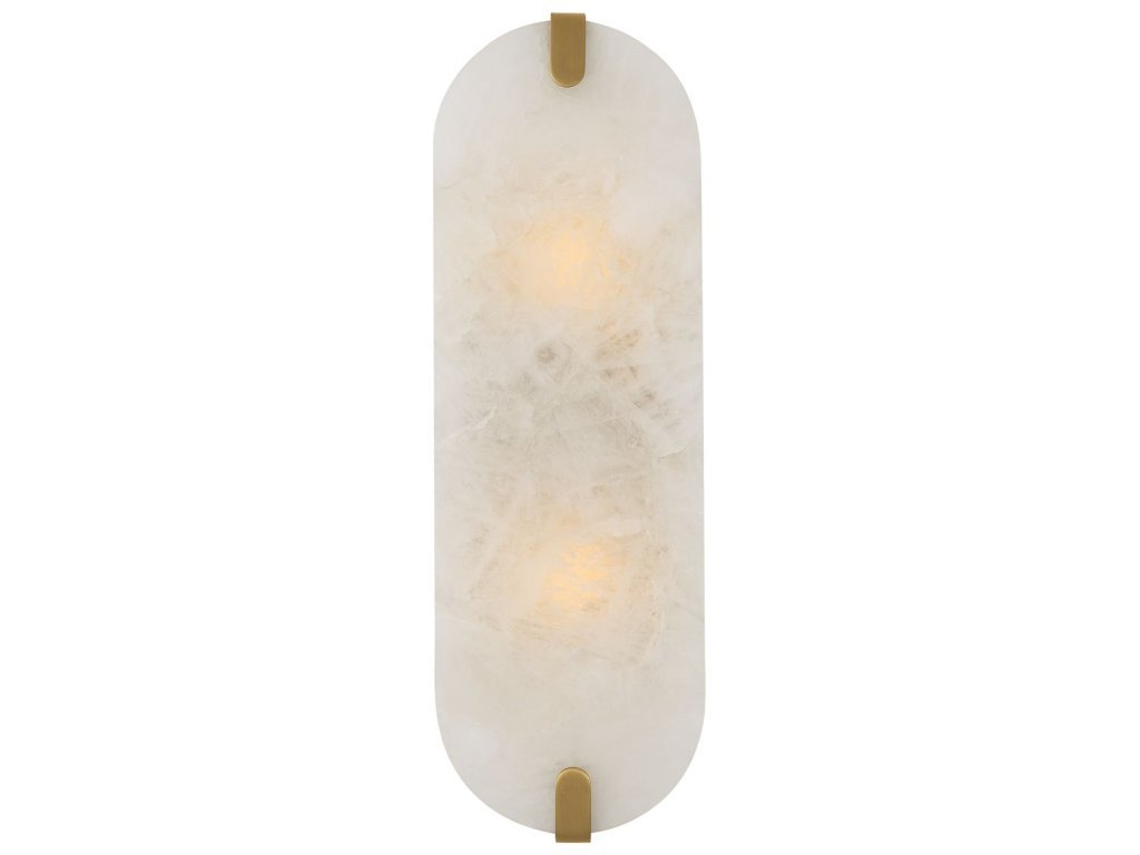 Lustrous, 2 Lt Sconce - Crystal