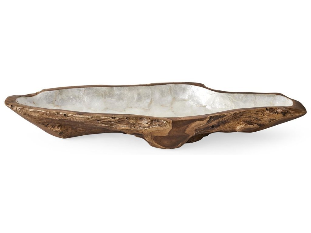 Pearl Forest Bowl - White Capiz