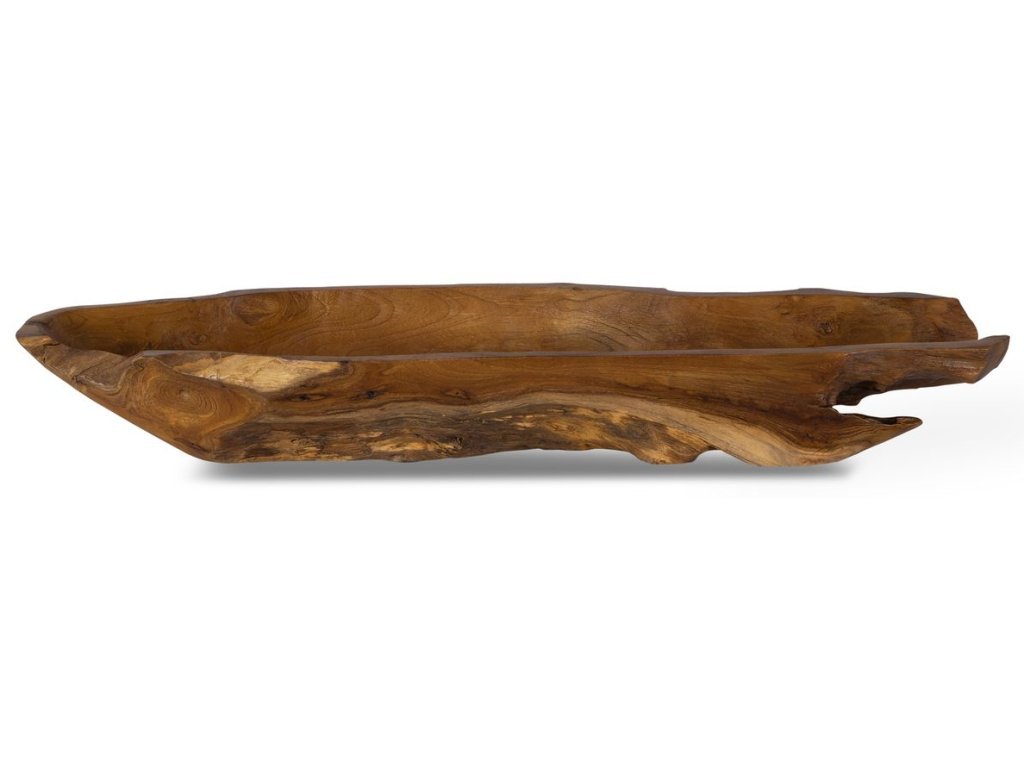 Teak Leaf Outdoor Bowl