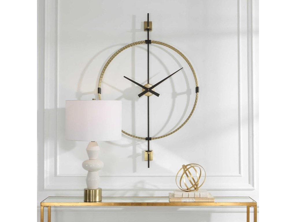 Time Flies Wall Clock