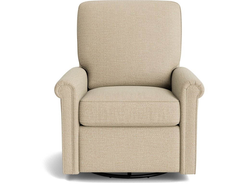 Thompson Panel Arm Swivel Glider Chair