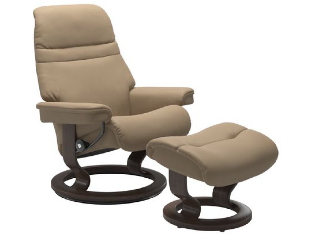 Sunrise (M) Classic Base Recliner with Ottoman