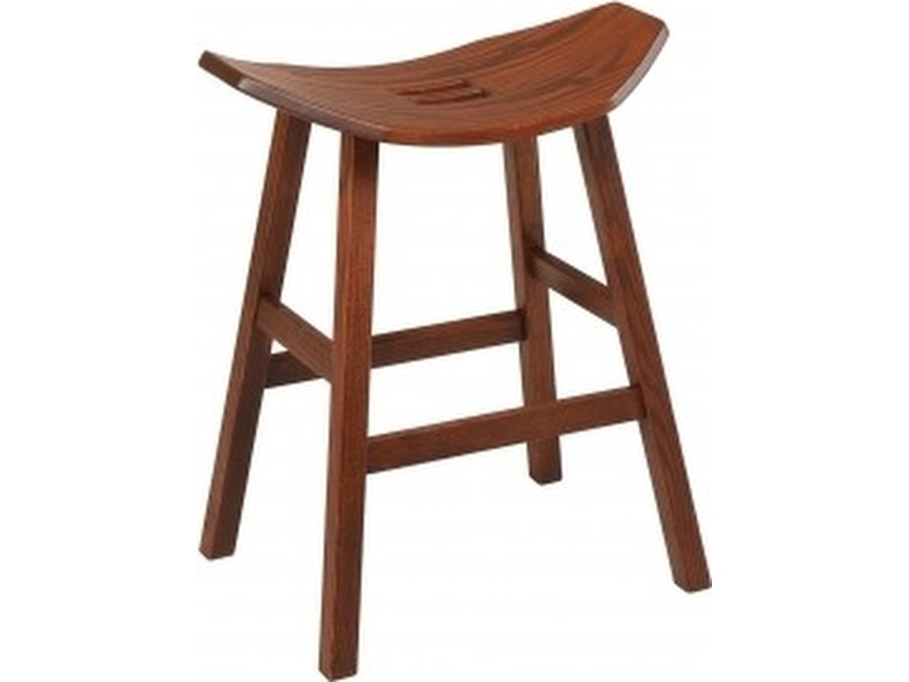 24" Cowboy Mission Barstool