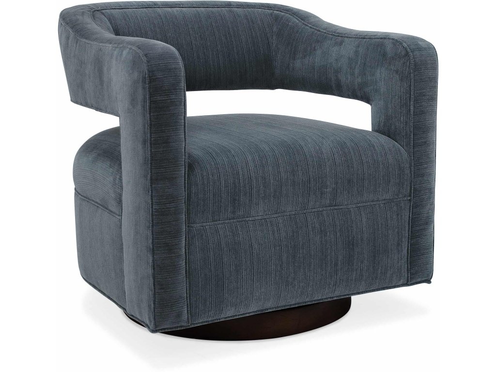 Max Swivel Chair - Wood Base