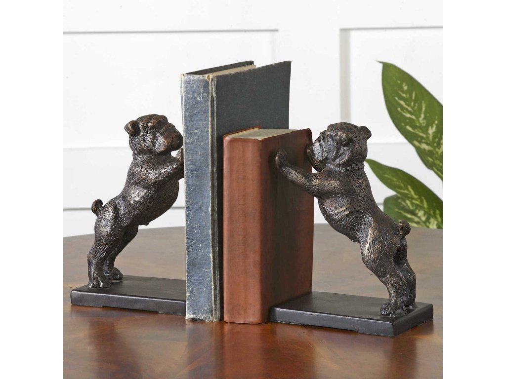 Bulldogs Bookends, S/2