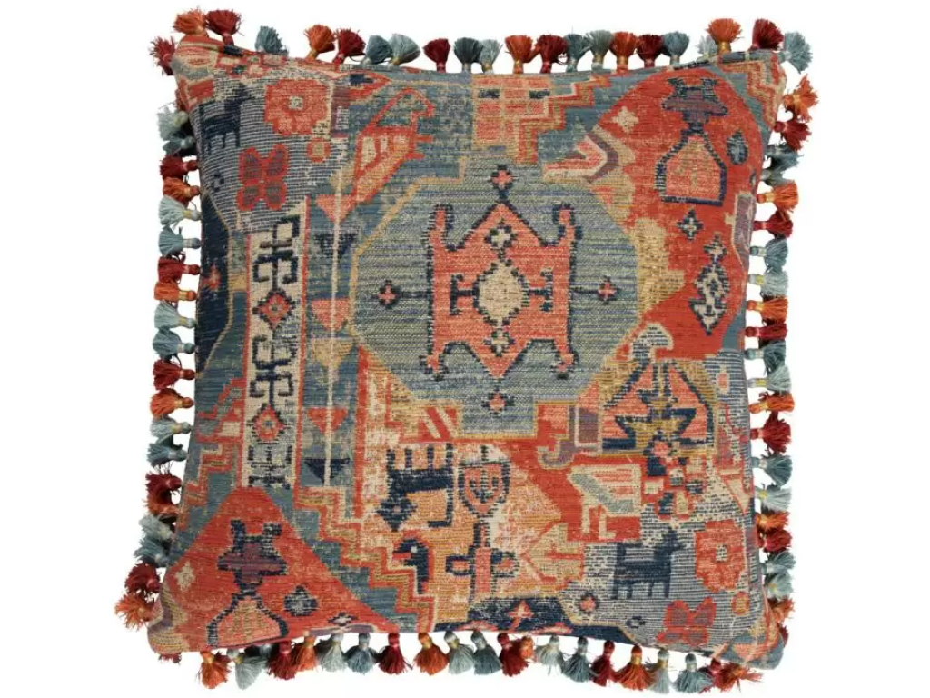 Turkish Fleur Indoor Pillow Terracotta