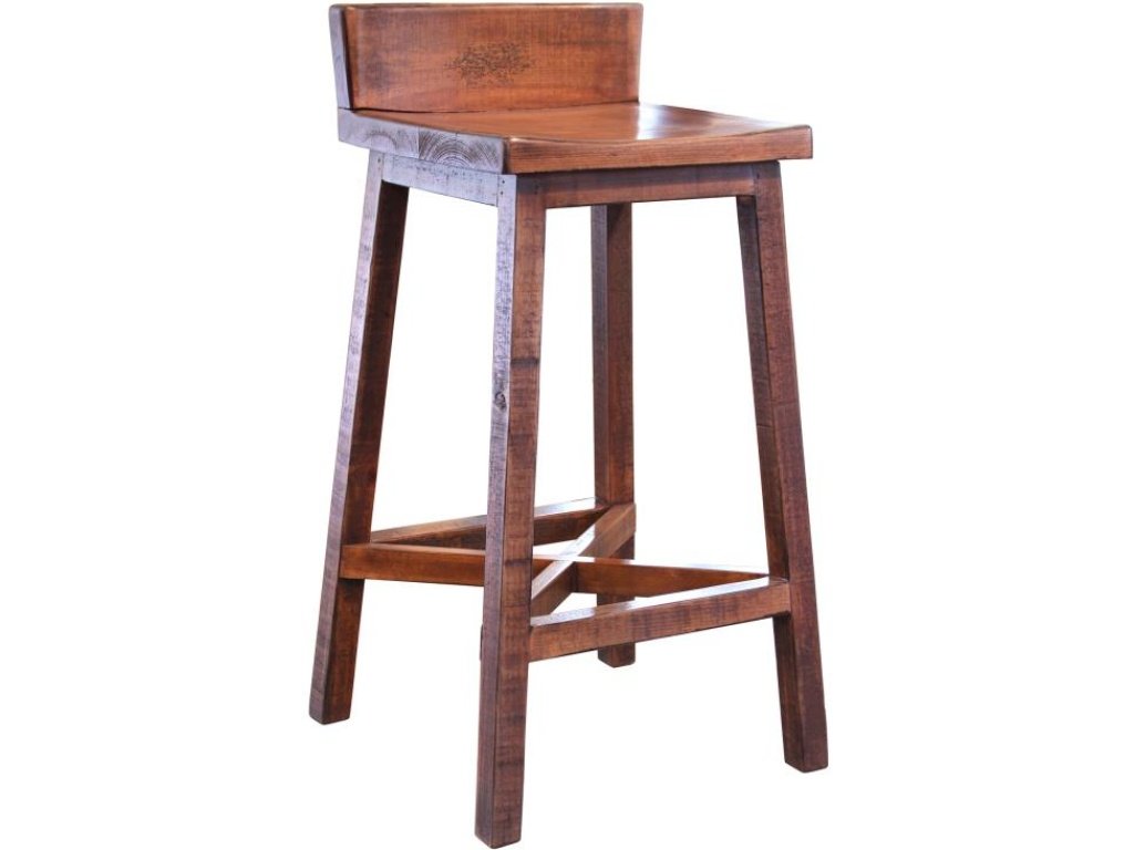30" Wooden Stool