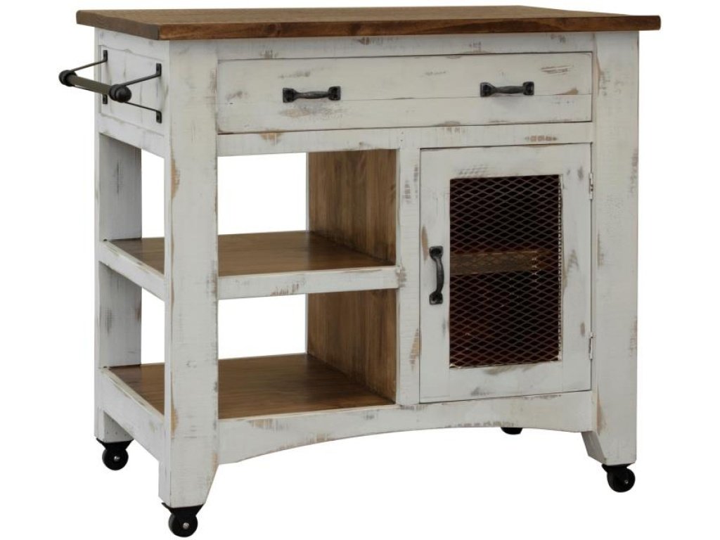 1 Drawer 1 Mesh Door Kitchen Island