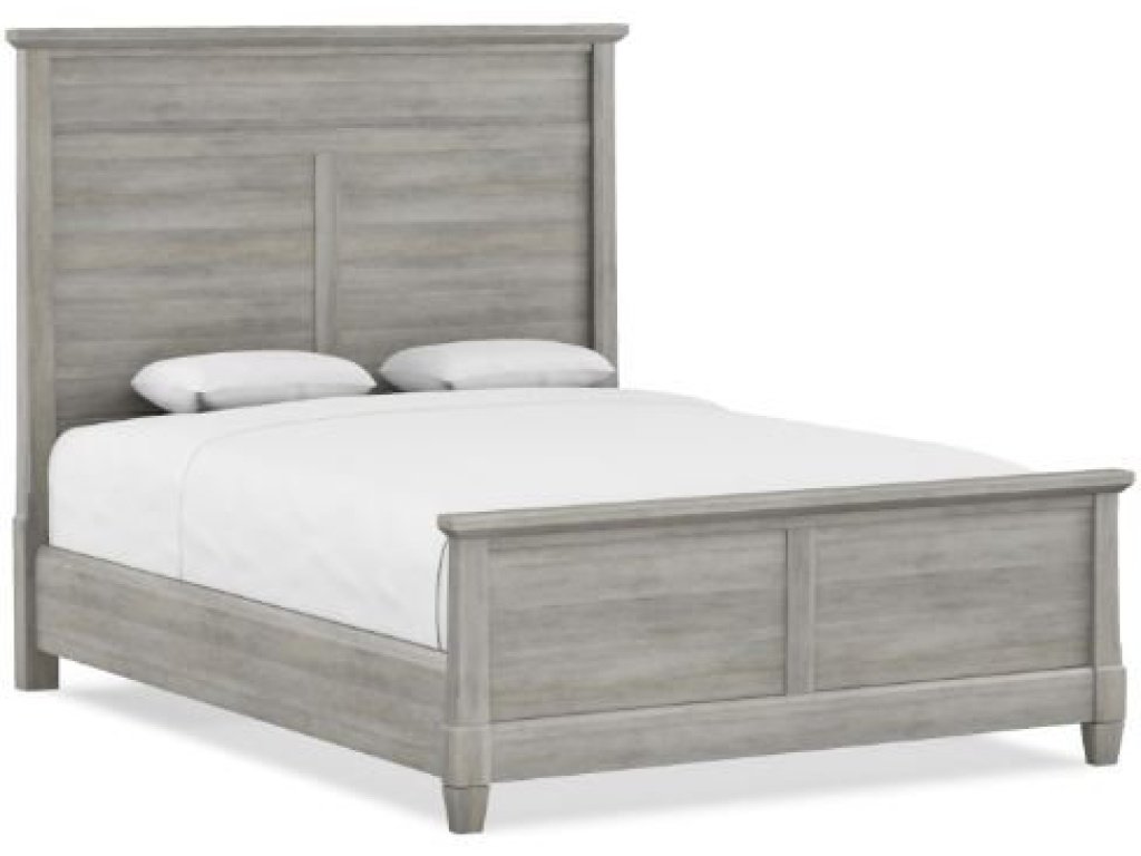 Queen High Ftbd Panel Bed