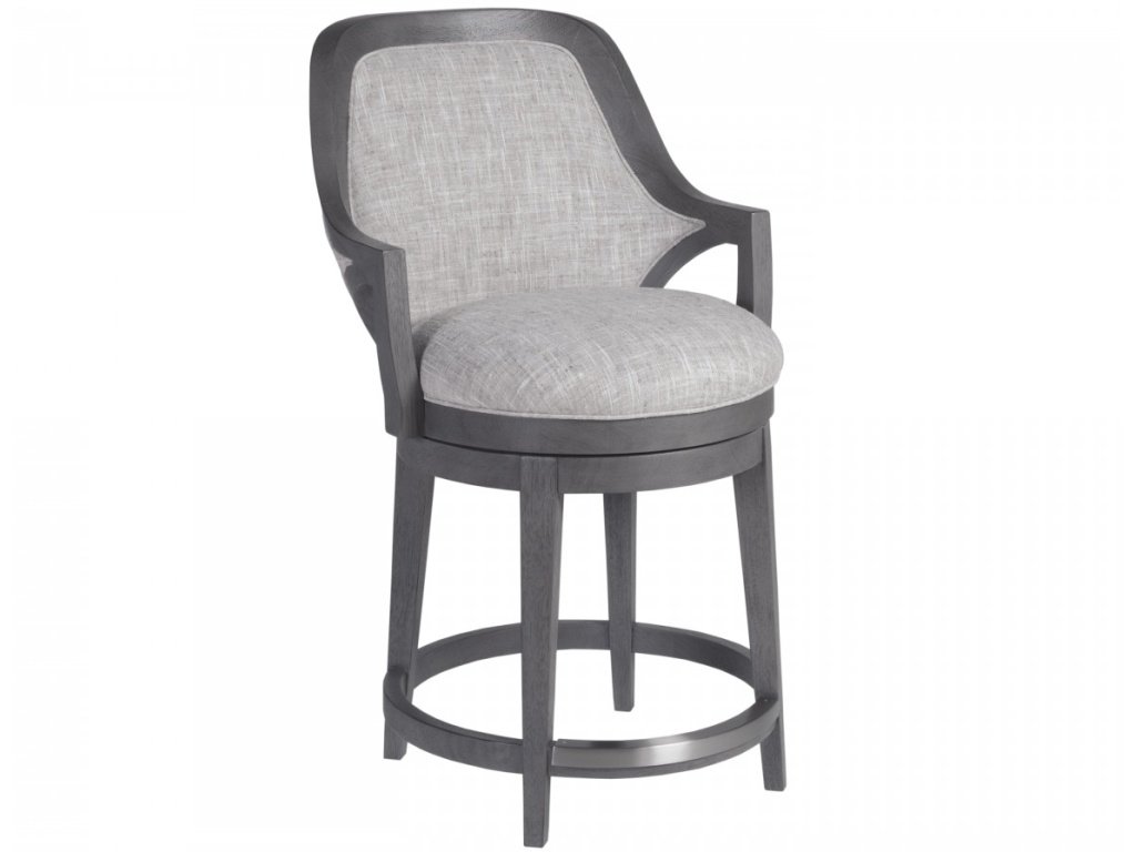 Appellation Upholstered Swivel Counter Stool