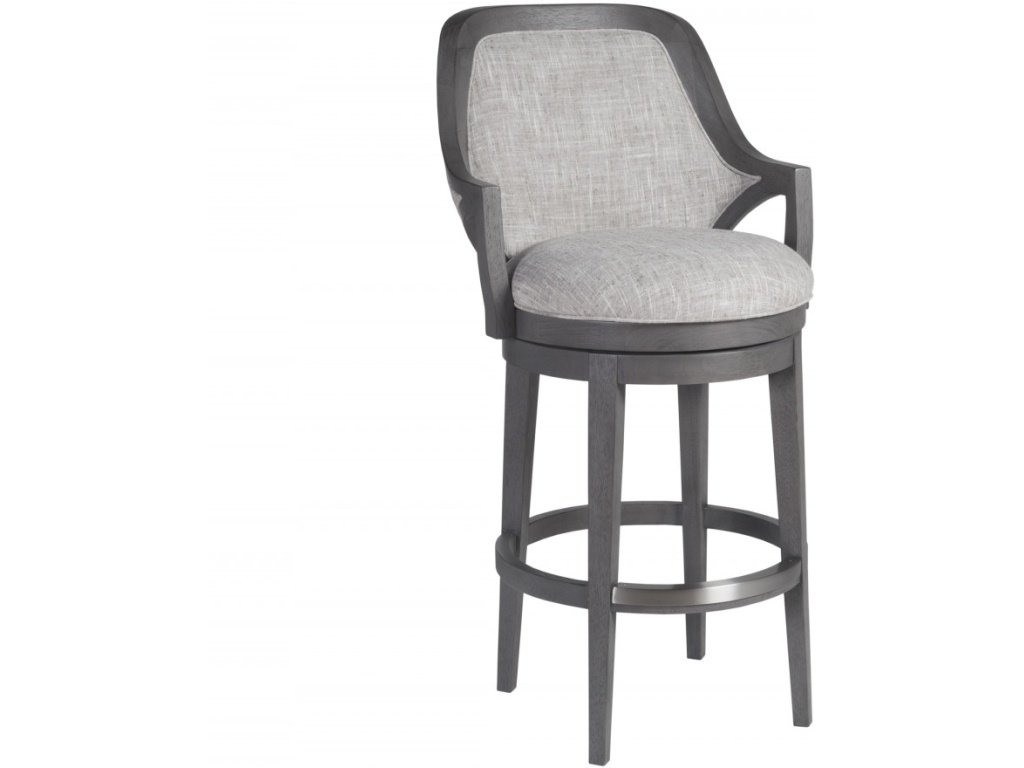 Appellation Upholstered Swivel Barstool