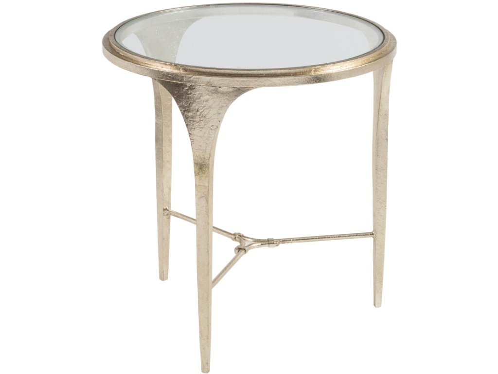 Porto Champagne Round End Table