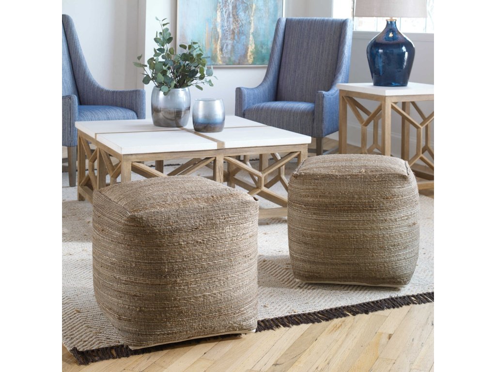 Shiro Pouf, Beige