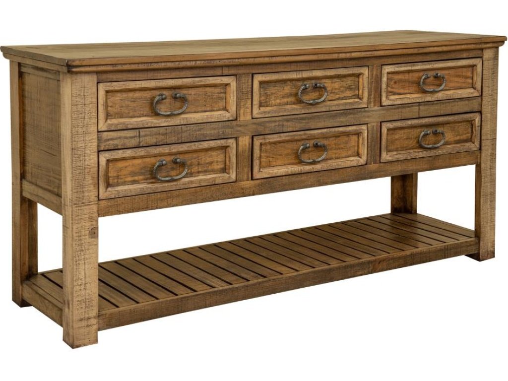 6 Drawer Sofa Table