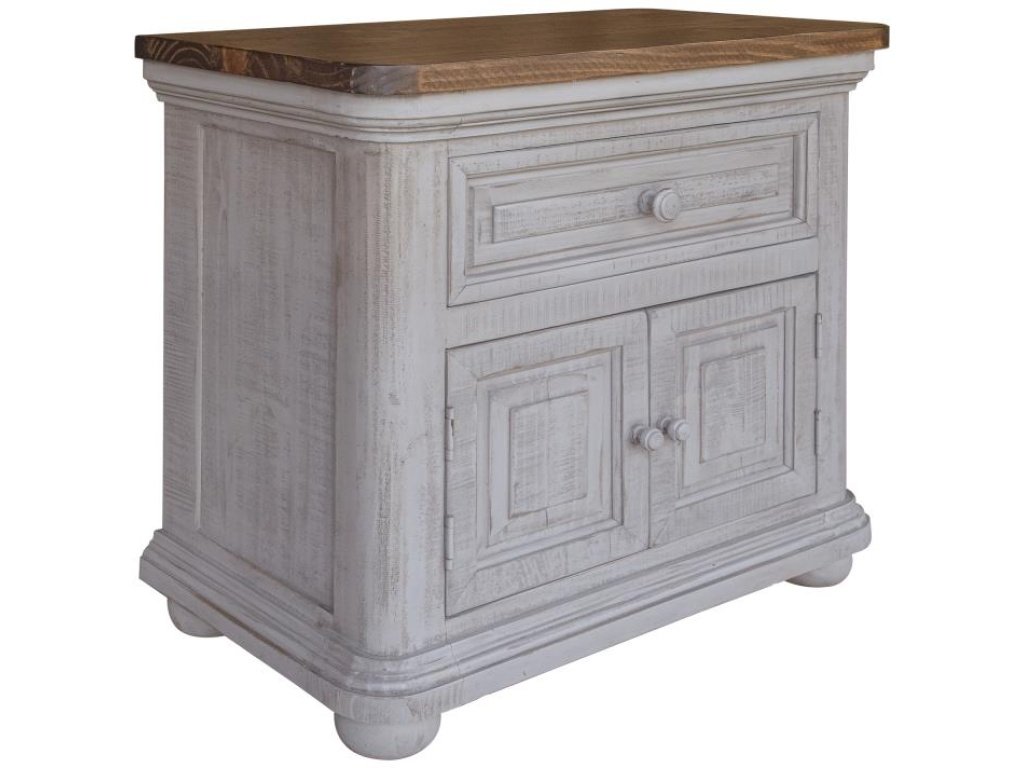 1 Drawer 2 Doors Nightstand