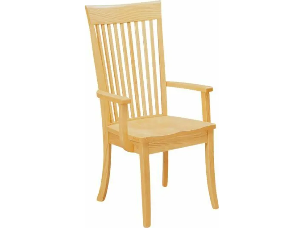 Carleton Arm Chair - Cherry w/Natural Finish