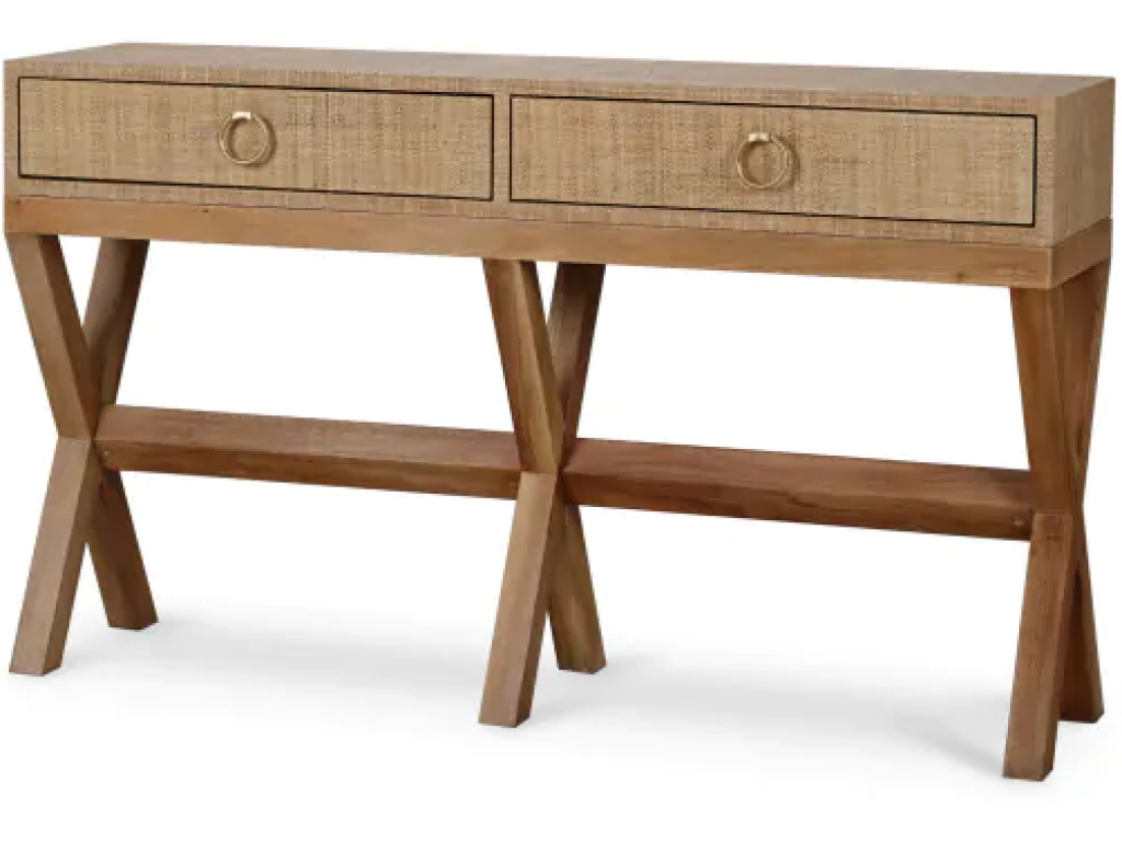 Renoir Console w/ Raffia