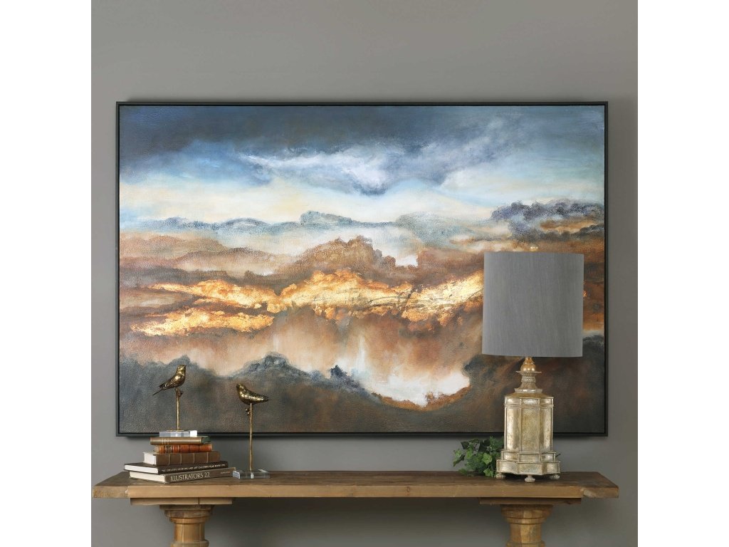 Valley Of Light Hand Painted Canvas