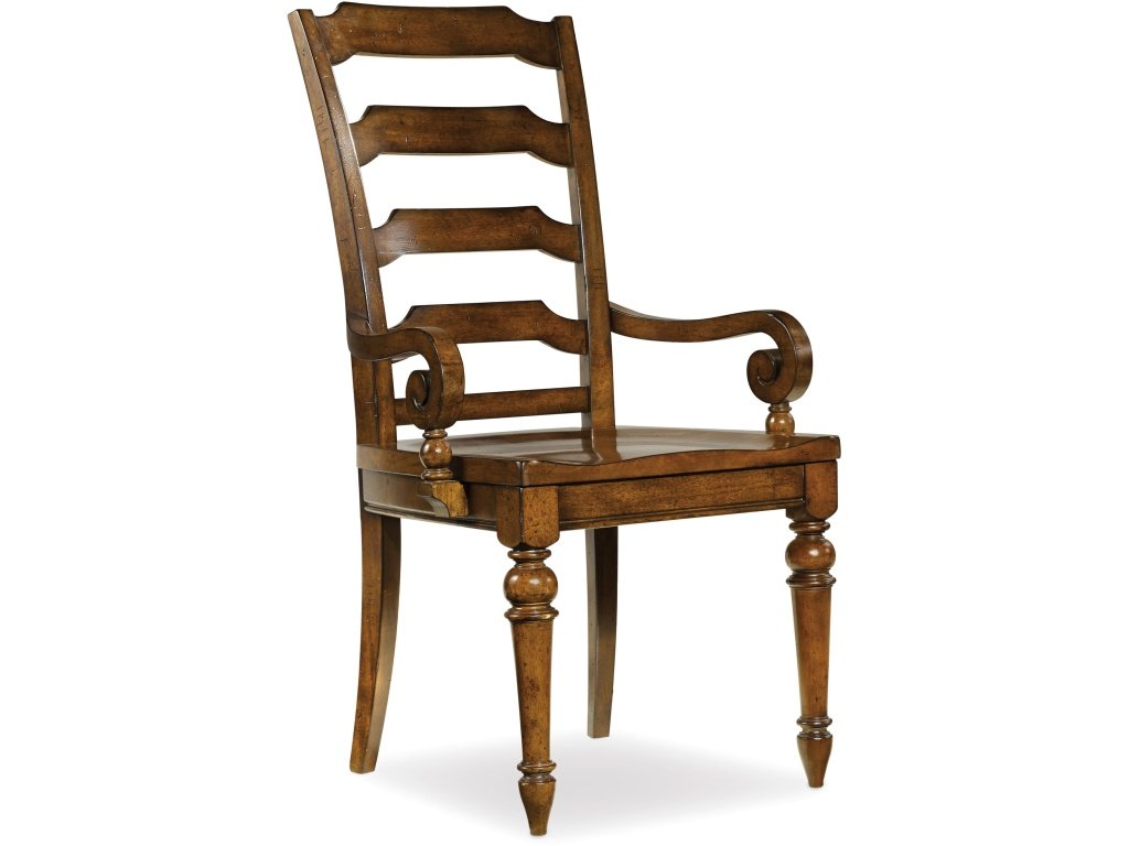 Tynecastle Ladderback Arm Chair - 2 per carton/price ea