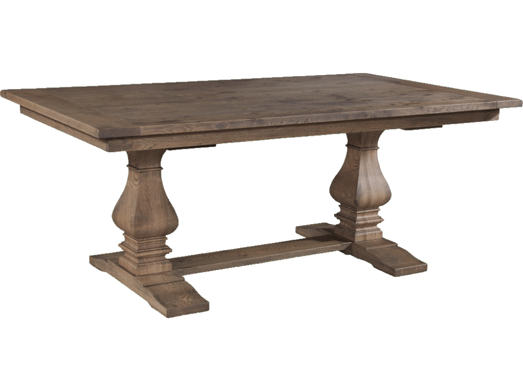 Naples Double Pedestal Table