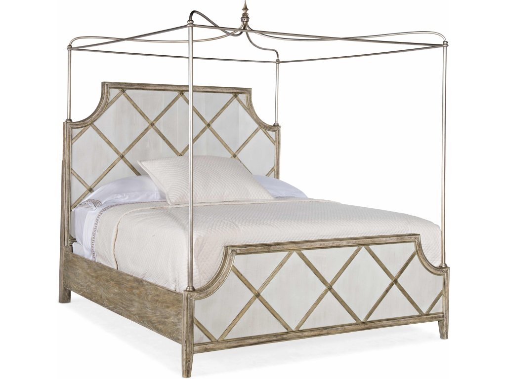 Sanctuary Diamont Canopy King Panel Bed