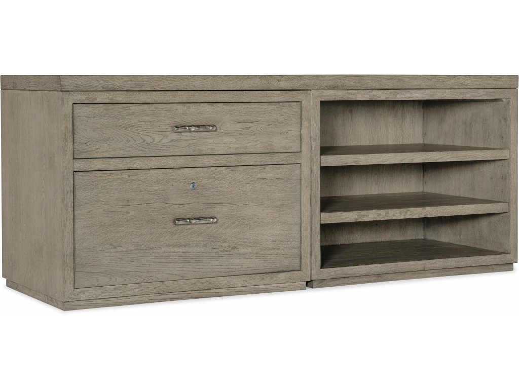 Linville Falls Credenza - 72in Top-Lateral File and Open
