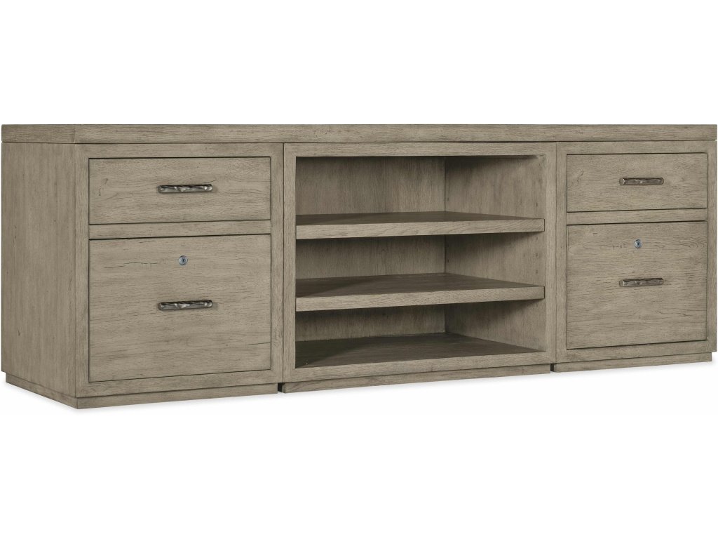 Linville Falls Credenza - 84in Top-2 Small Files and Open