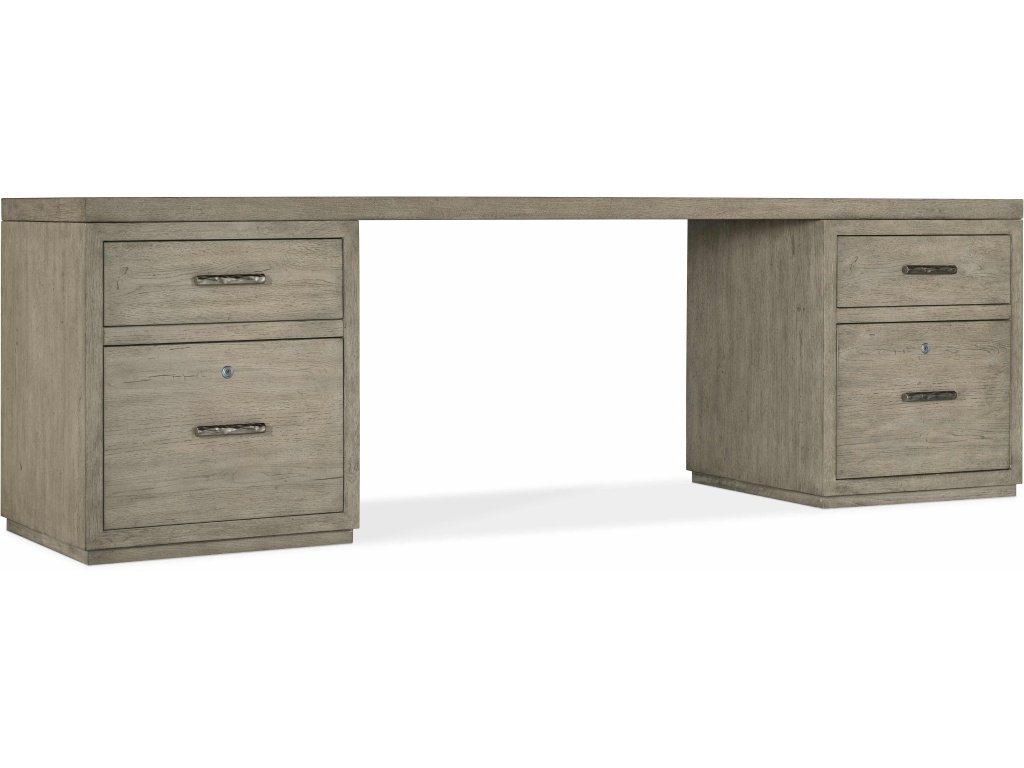 Linville Falls Desk - 96in Top-2 Small Files