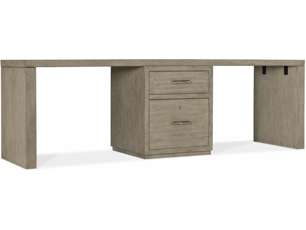 Linville Falls Desk - 96in Top-Small File and 2 Legs