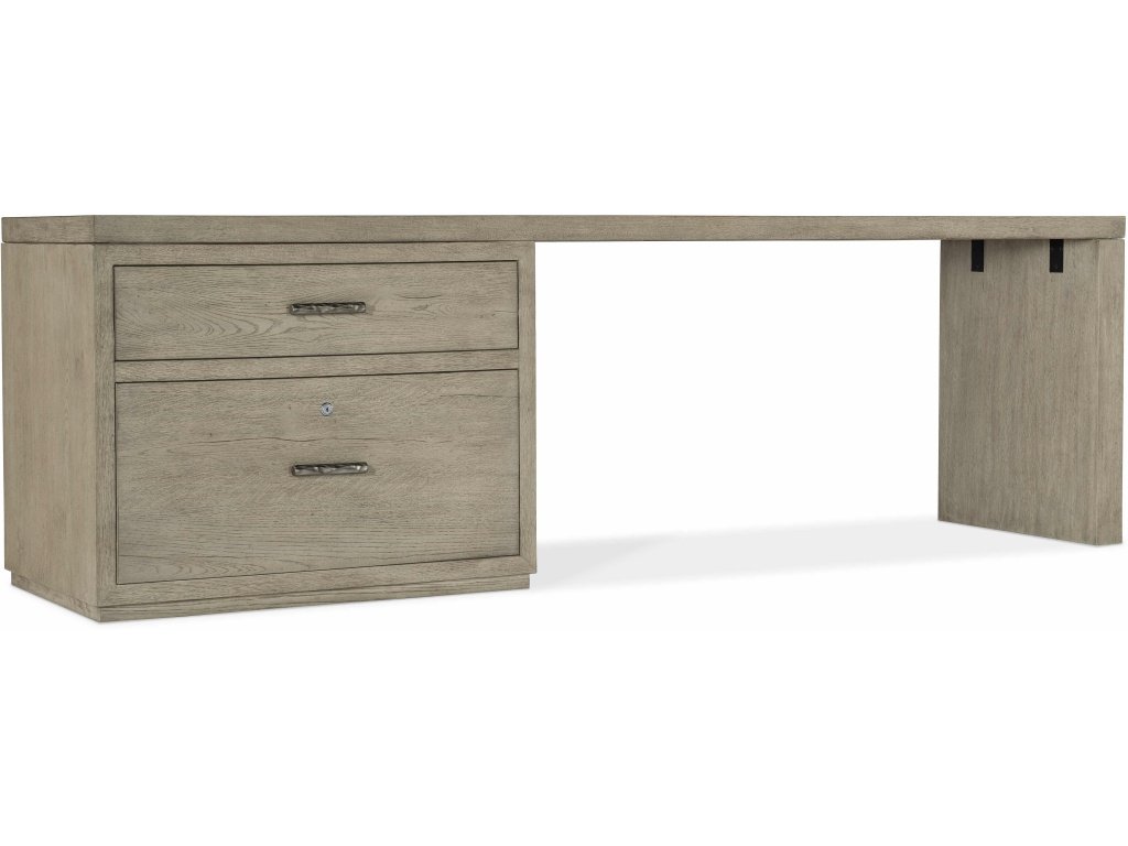 Linville Falls Desk - 96in Top-Large File and 1 Leg