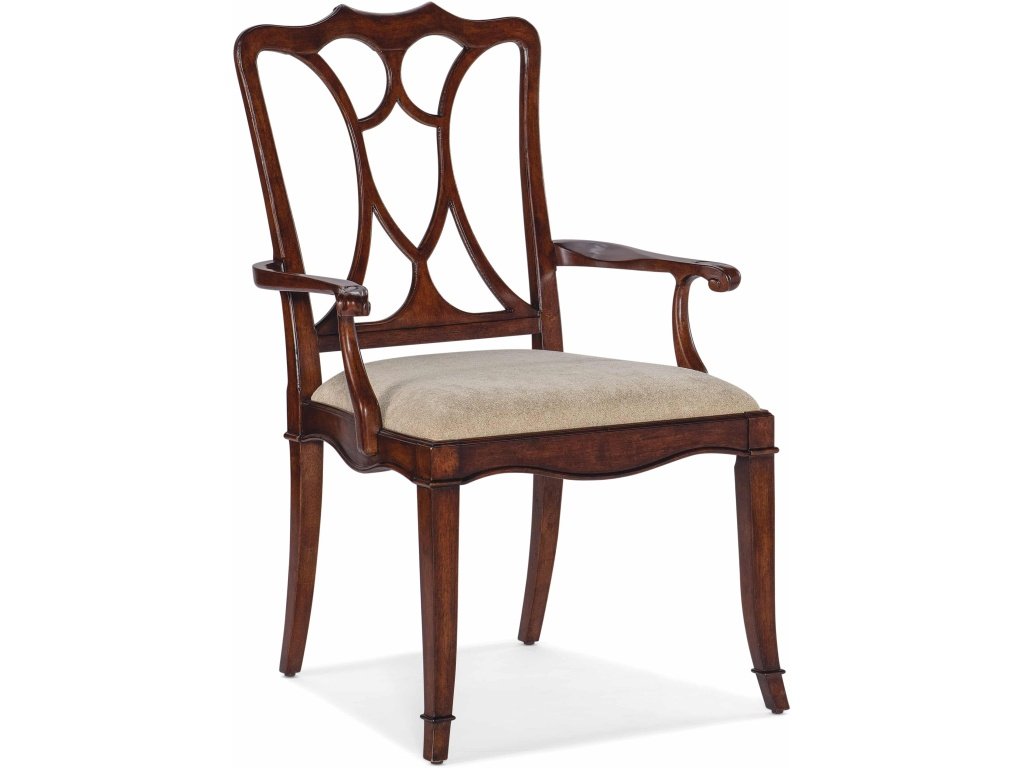 Charleston Upholstered Seat Arm Chair-2 per carton/price ea