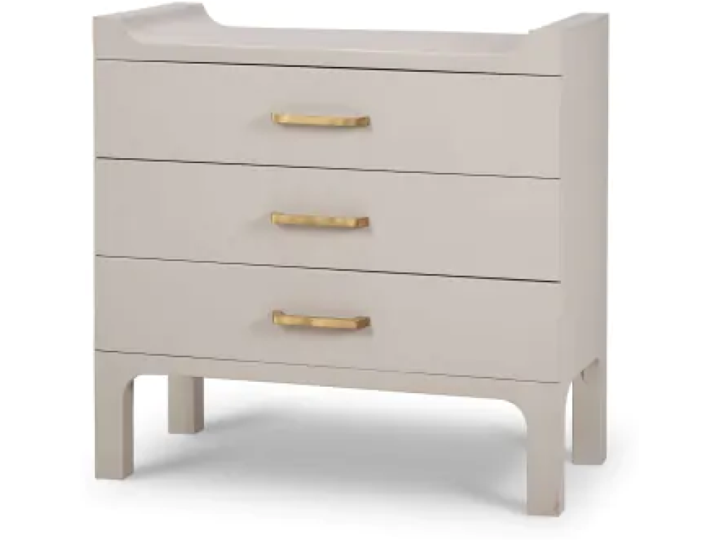 Fulham Linen Wrapped End Table /Nightstand