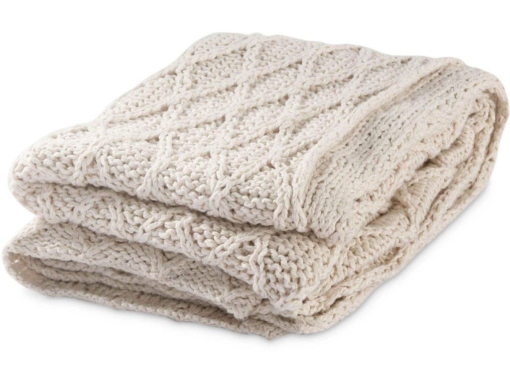Catalina Ivory Throw