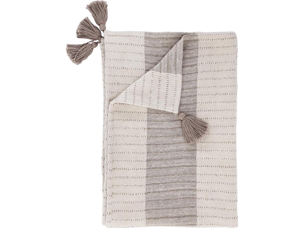 Kalen Natural Ivory Throw