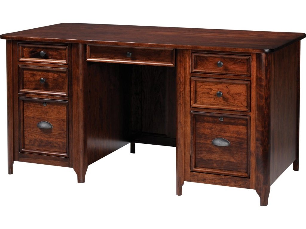 Double Pedestal Jr. Executive Desk