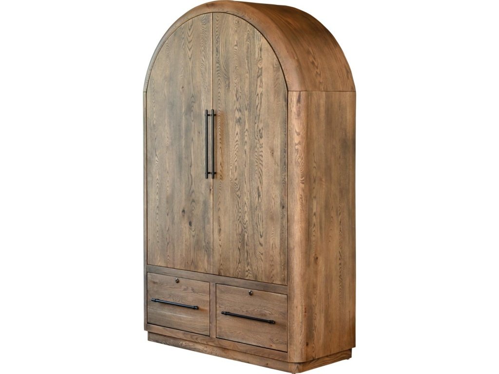 Bookcase With 2 File Drawers And Wood Doors