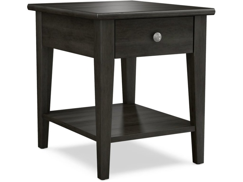 20 x 24" End Table w/Drawer & Shelf
