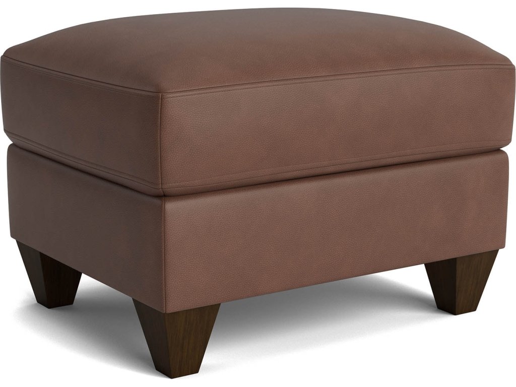 True Custom™ Leather Ottoman