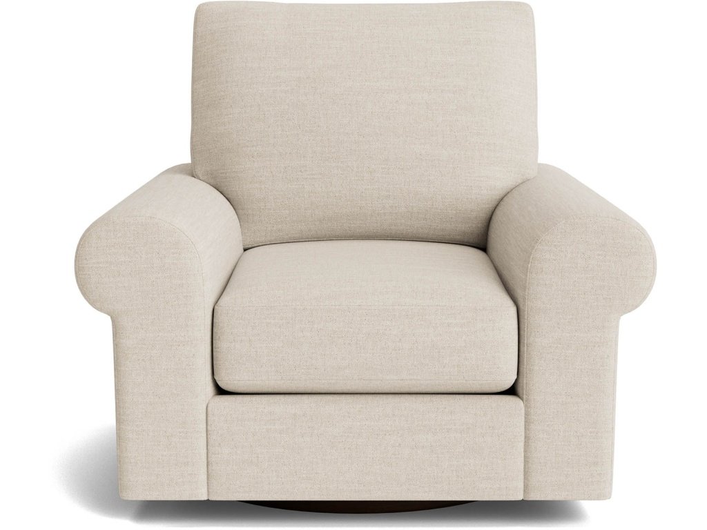 True Custom™ Large Roll Arm Swivel Chair