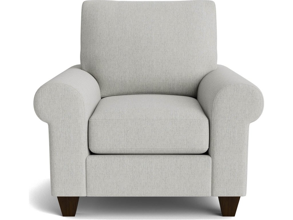 True Custom™ Large Roll Arm Accent Chair