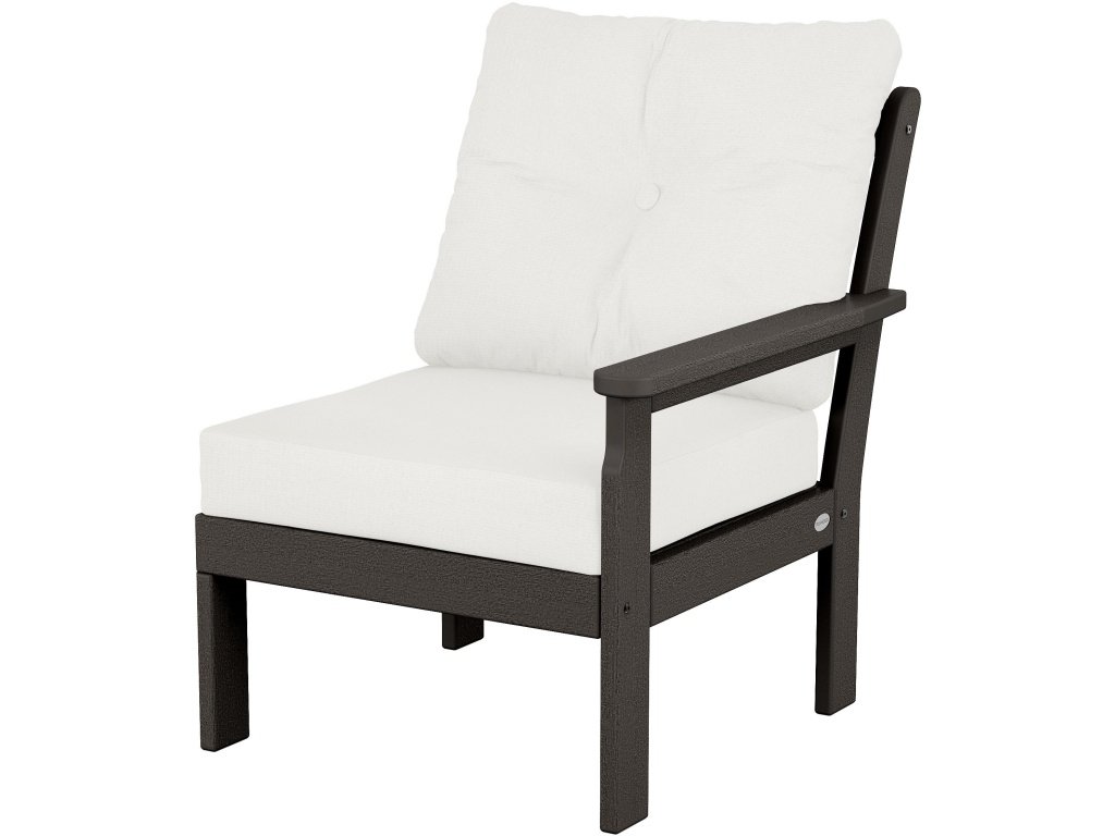 Vineyard Modular Right Arm Chair In Vintage Finish