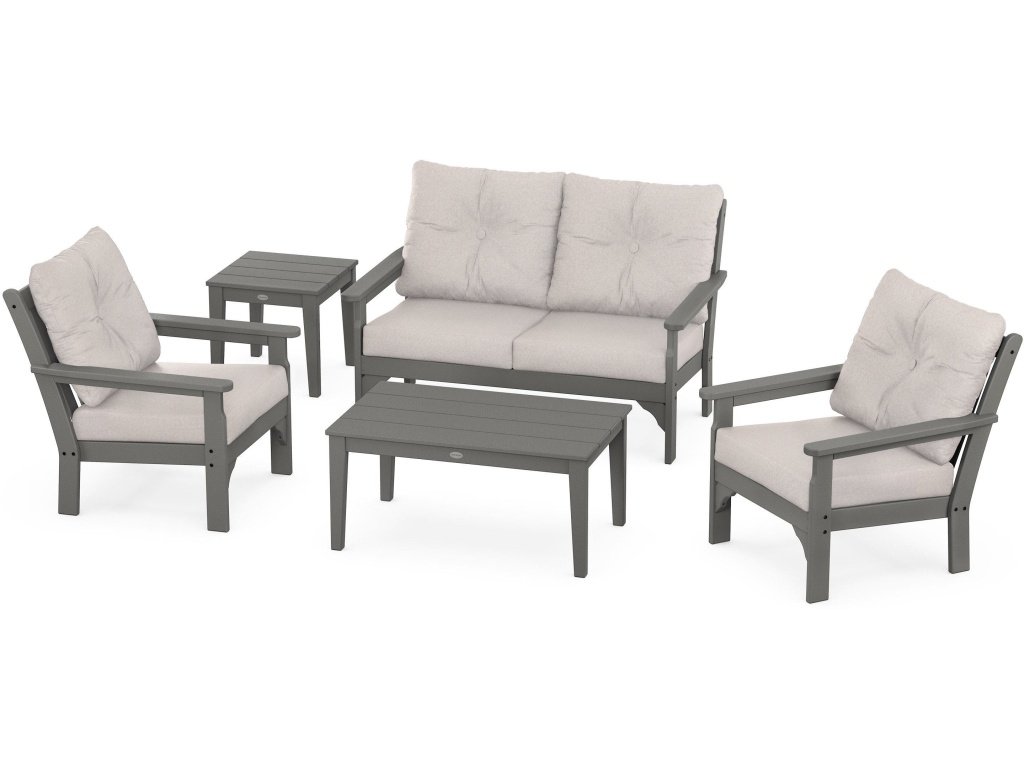 Vineyard 5-Piece Deep Seating Set