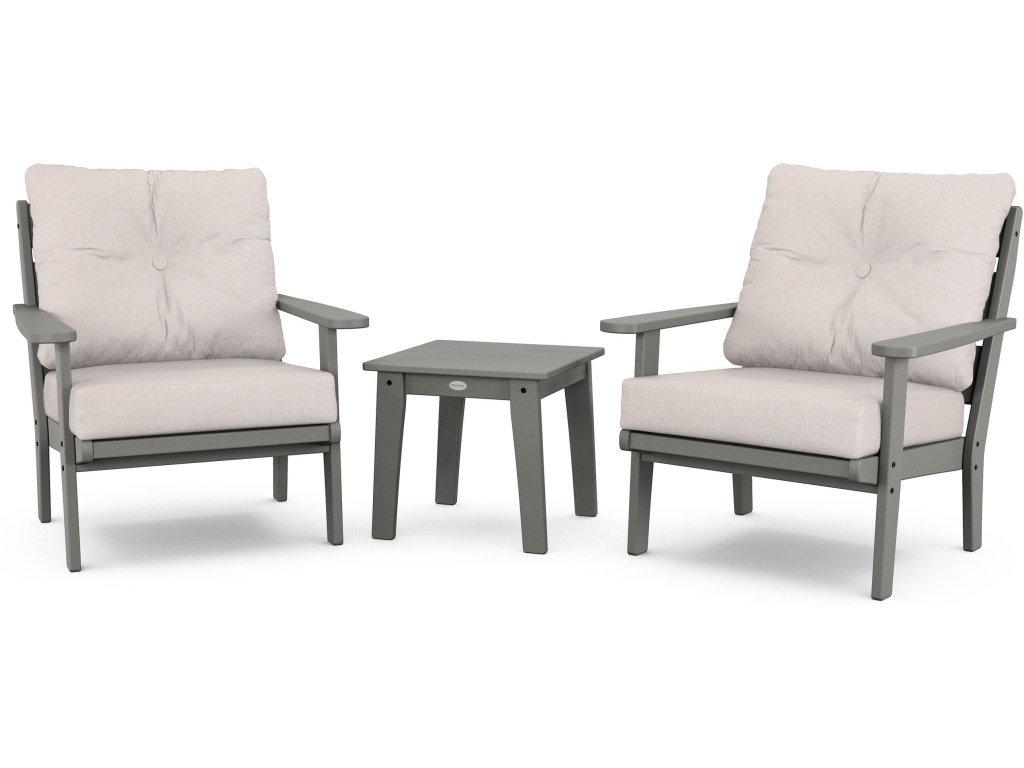 Lakeside 3-Piece Deep Seating Chair Set