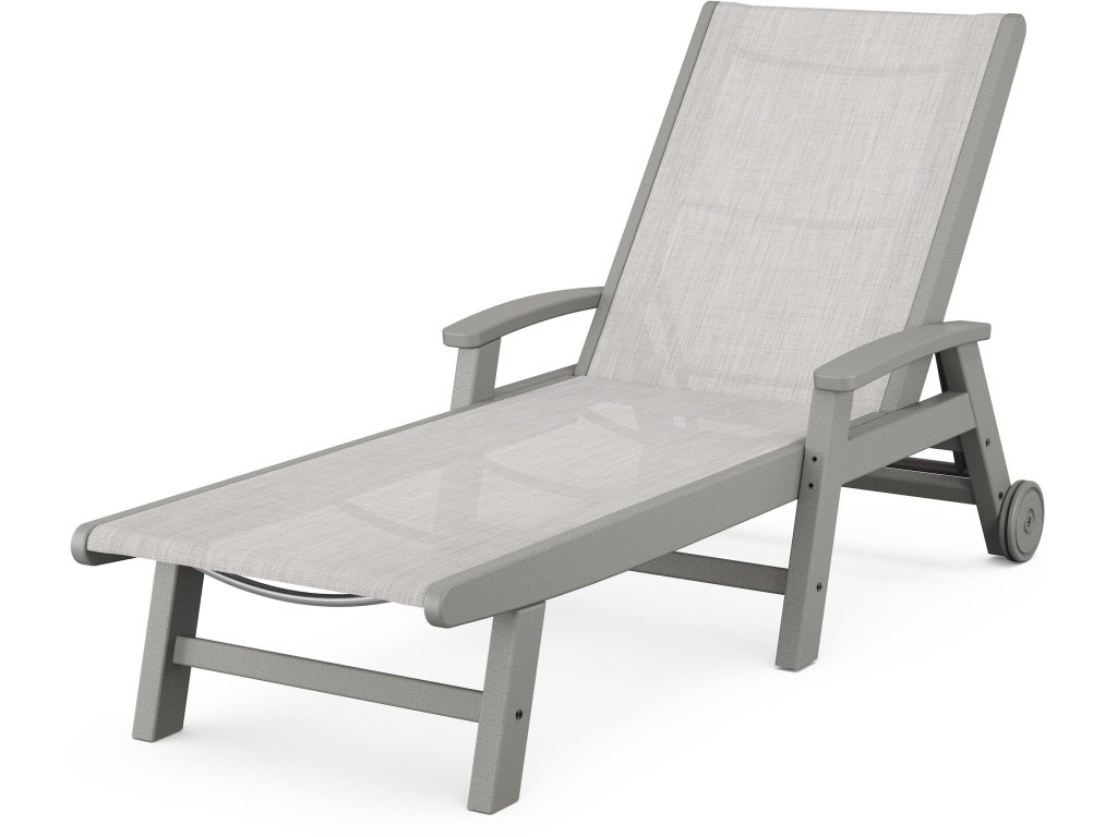 Coastal Chaise With Wheels