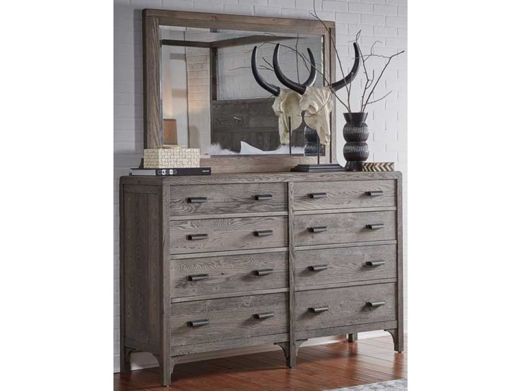 Sonoma 8 Drawer Dresser & Mirror