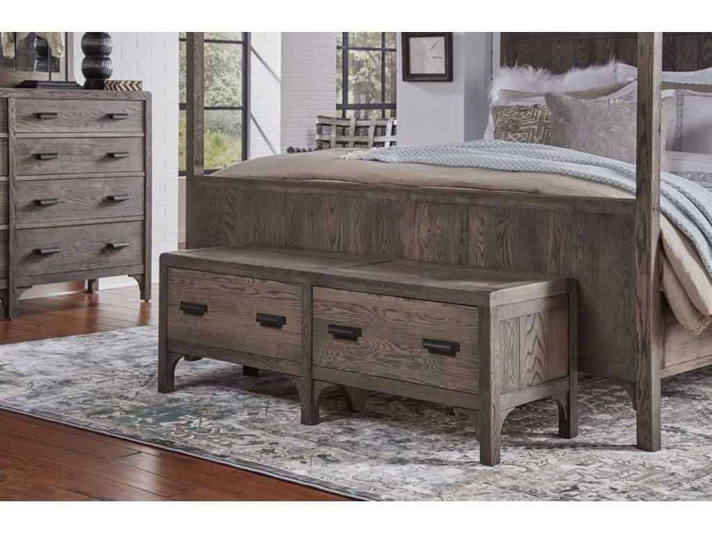 Sonoma 2 Drawer Bench