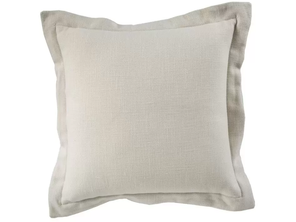 Corben Lace Solid Indoor/Outdoor Pillow White