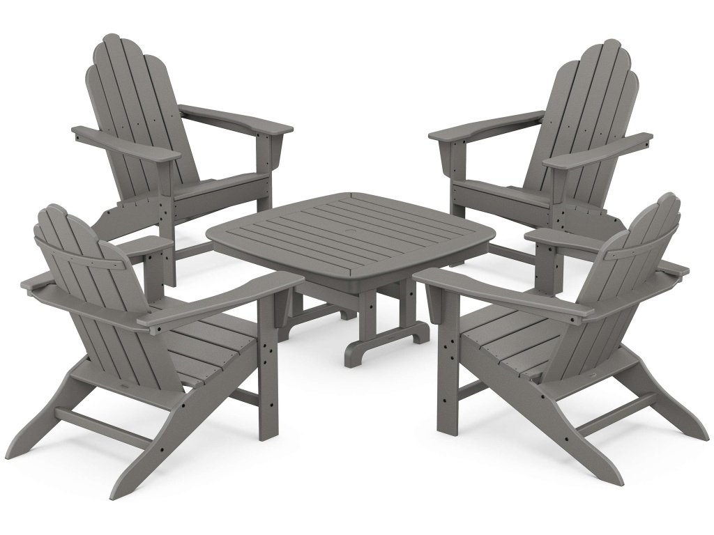 Long Island Adirondack 5-Piece Conversation Group