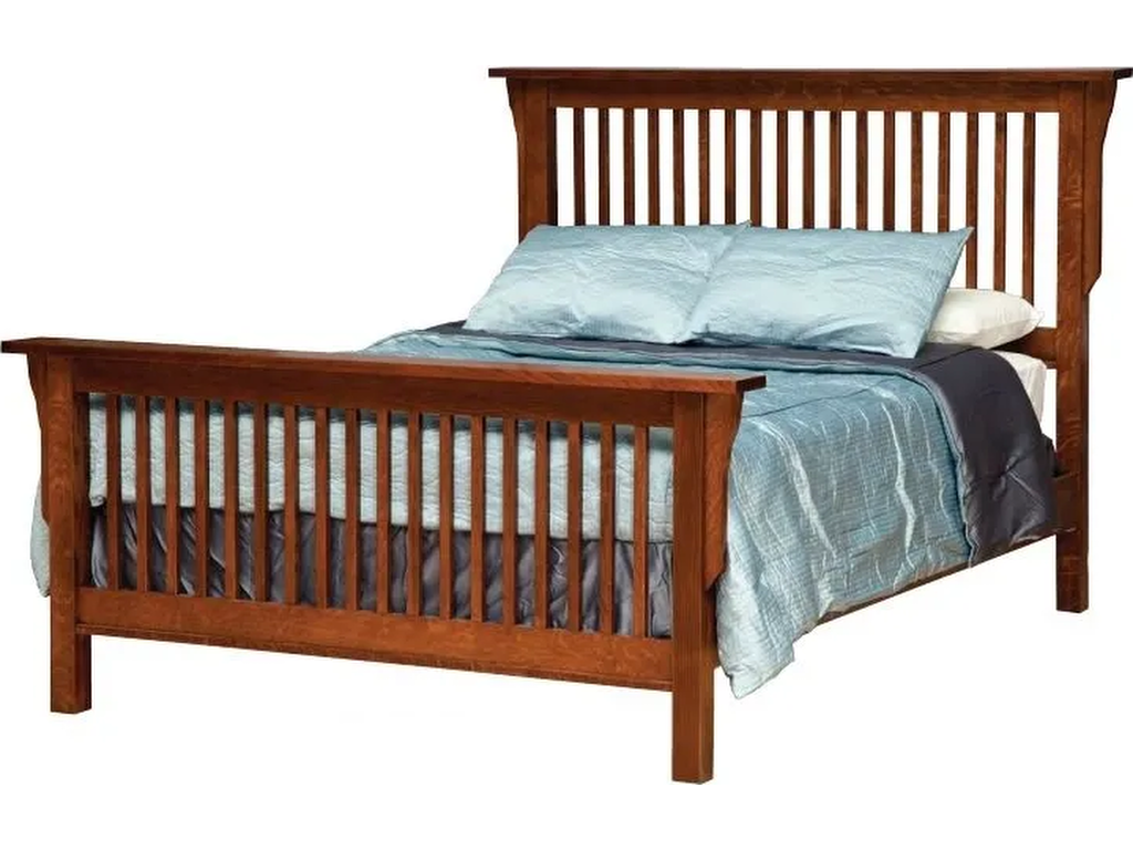 Mission Queen Bed w/ Standard Height Footboard