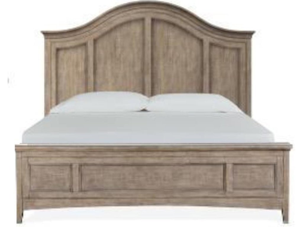 Complete Queen Arched Bed with Regular Rails